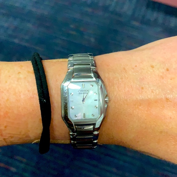 CITIZEN diamond white mother-of-pearl Watch - Picture 6 of 7